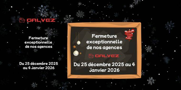 Fermeture exceptionnelle de nos agences