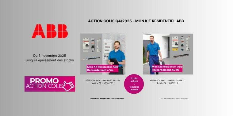 ABB à vos côtés promo colis.