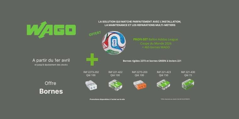 Offre Bornes&nbsp;

1 Ballon Adidas offert