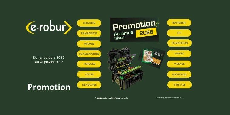 Promotion

Recevez un coffret gourmand ou un chèque Kadéos par tranche de 500€ HT d'achat