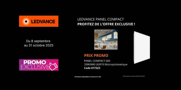 Ledvance Panel Compact 600 à prix compacté !
