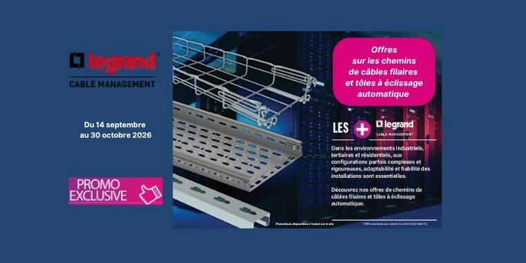 Promo Exclusive

Chemins de câbles filaires et tôles à éclissage automatique